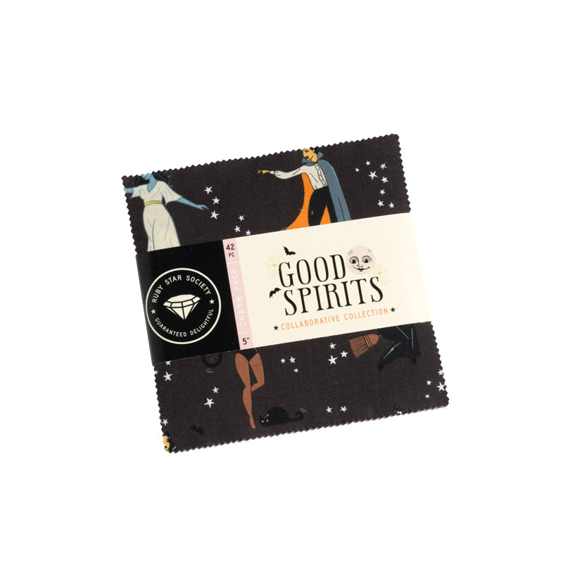 GOOD SPIRITS || 42 pc Charm Pack || Cotton Quilting Fabric