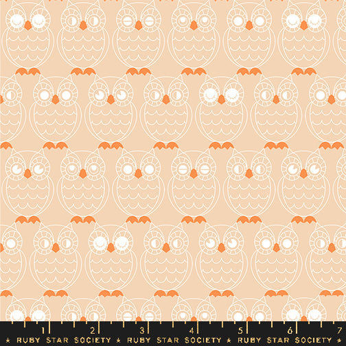 GOOD SPIRITS || Hoos There Creme Brulee || Cotton Quilting Fabric || Half Yard