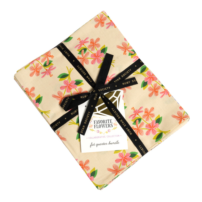 Favorite Flowers || 26 pc Fat Quarter Bundle || Cotton Quilting Fabric