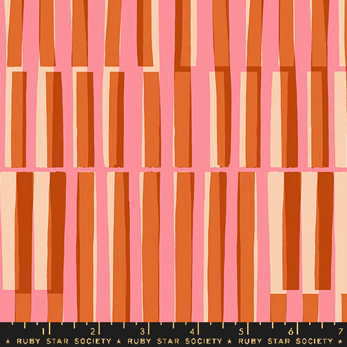 PREORDER Geometry || Ladders Sorbet || Cotton Quilting Fabric