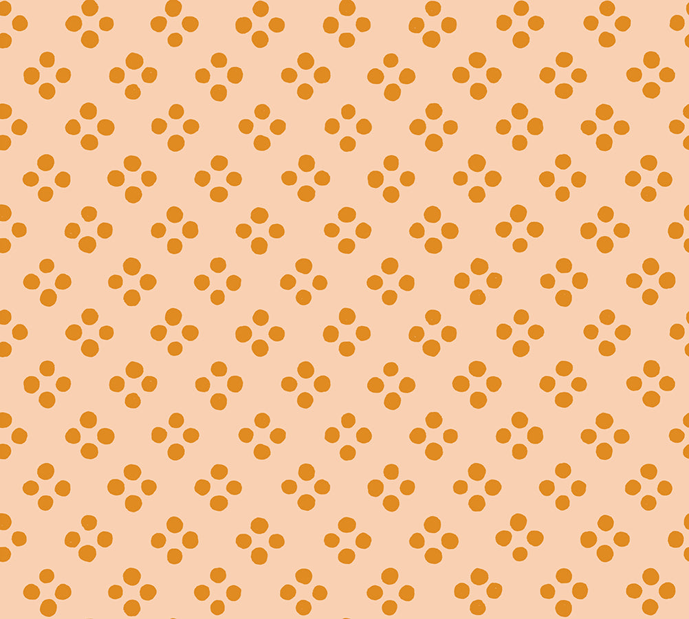PREORDER Geometry || Pixie Creamsicle || Cotton Quilting Fabric