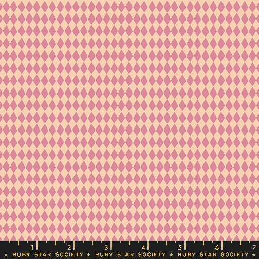 PREORDER Geometry || Harlequin Plum || Cotton Quilting Fabric