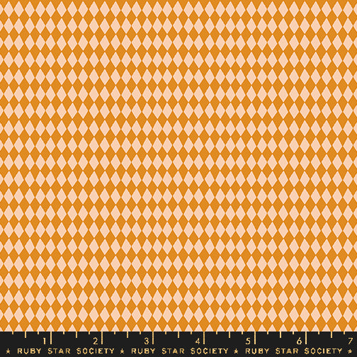 PREORDER Geometry || Harlequin Turmeric || Cotton Quilting Fabric