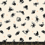 PREORDER FREAKY FAMILIARS || Spider Sense Natural || Cotton Quilting Fabric