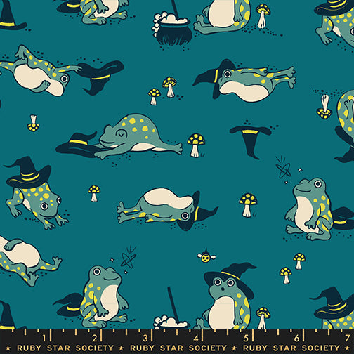 PREORDER FREAKY FAMILIARS || Frogmiliars Storytimes || Cotton Quilting Fabric