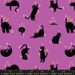 PREORDER FREAKY FAMILIARS || Catwalk Witchy || Cotton Quilting Fabric