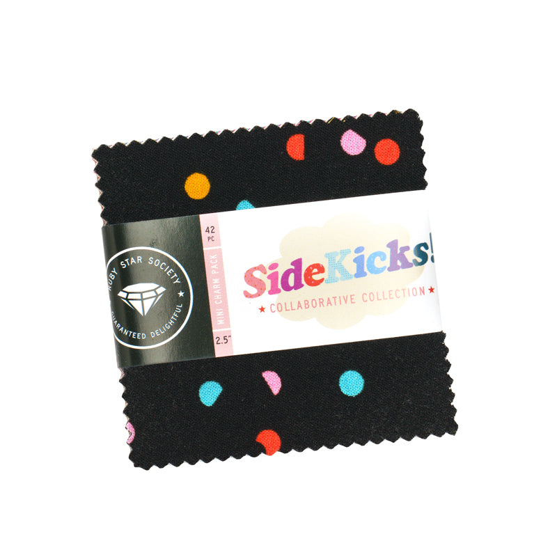 PREORDER Sidekicks || 42pc Mini Charm Pack || Cotton Quilting Fabric