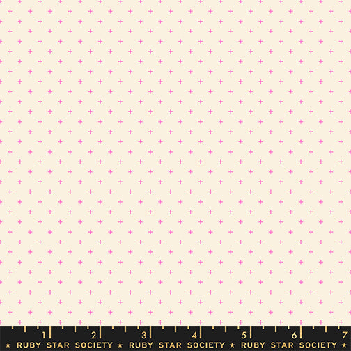 PREORDER Add It Up || Neon Pink || Cotton Quilting Fabric
