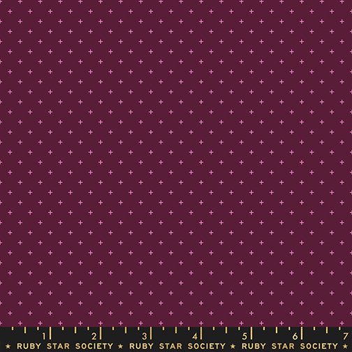 PREORDER Add It Up || Deep Plum || Cotton Quilting Fabric