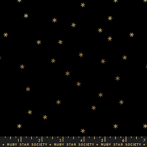 PREORDER Spark || Gold Black || Cotton Quilting Fabric