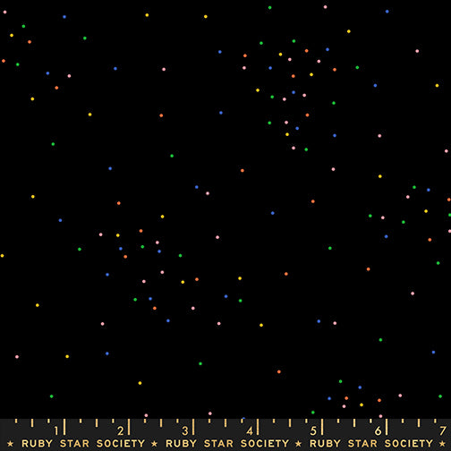 PREORDER Sugar || Multi Black || Cotton Quilting Fabric