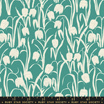 Reimagined Landscapes || Fritilaria Watercress || Cotton Quilting Fabric