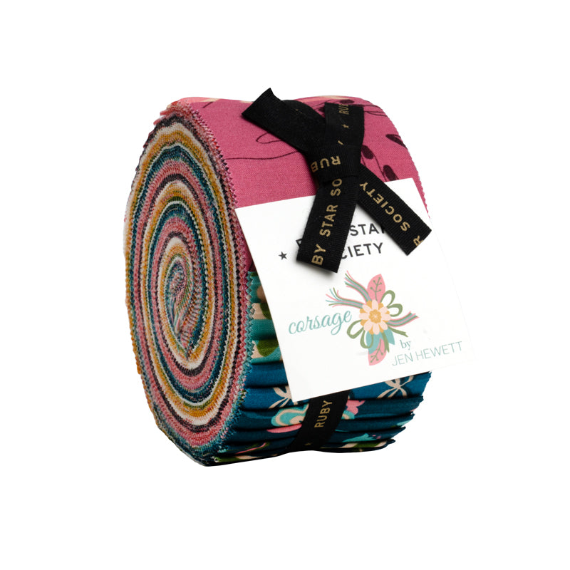 PREORDER Corsage || 42pc Jelly Roll || Cotton Quilting Fabric