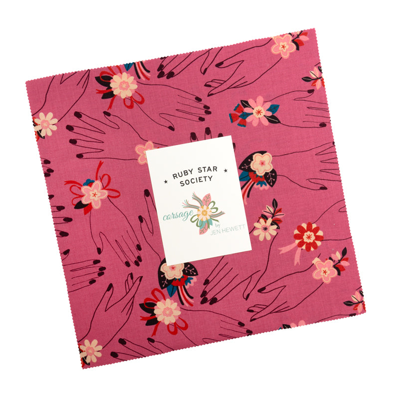 PREORDER Corsage || 42pc layer cake|| Cotton Quilting Fabric
