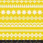 PREORDER Paper Cuts 2 || Paper Cuttings Starfruit || Cotton Quilting Fabric