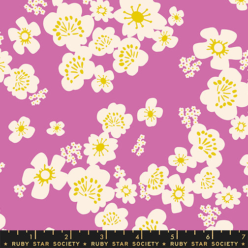 PREORDER Paper Cuts 2 || Hana Heliotrope || Cotton Quilting Fabric