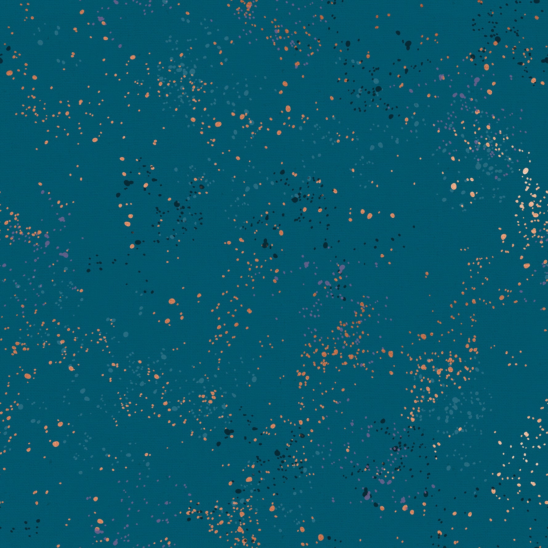 PREORDER Speckled Canvas || Metallic Teal || Cotton Linen Canvas || Half Yard