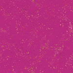 PREORDER Speckled Canvas || Metallic Berry || Cotton Linen Canvas || Half Yard