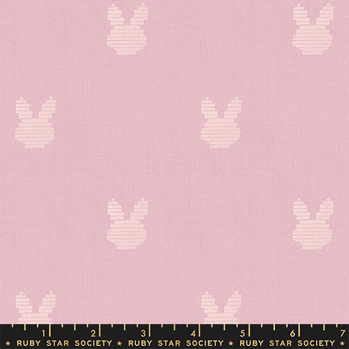PREORDER LOFI LOOM WOVENS || Lapin Soft Pink || Cotton Woven Quilting Fabric
