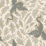 PREORDER FIRE GLOW || Dragon Lair Oyster (Metallic) || Cotton Quilting Fabric