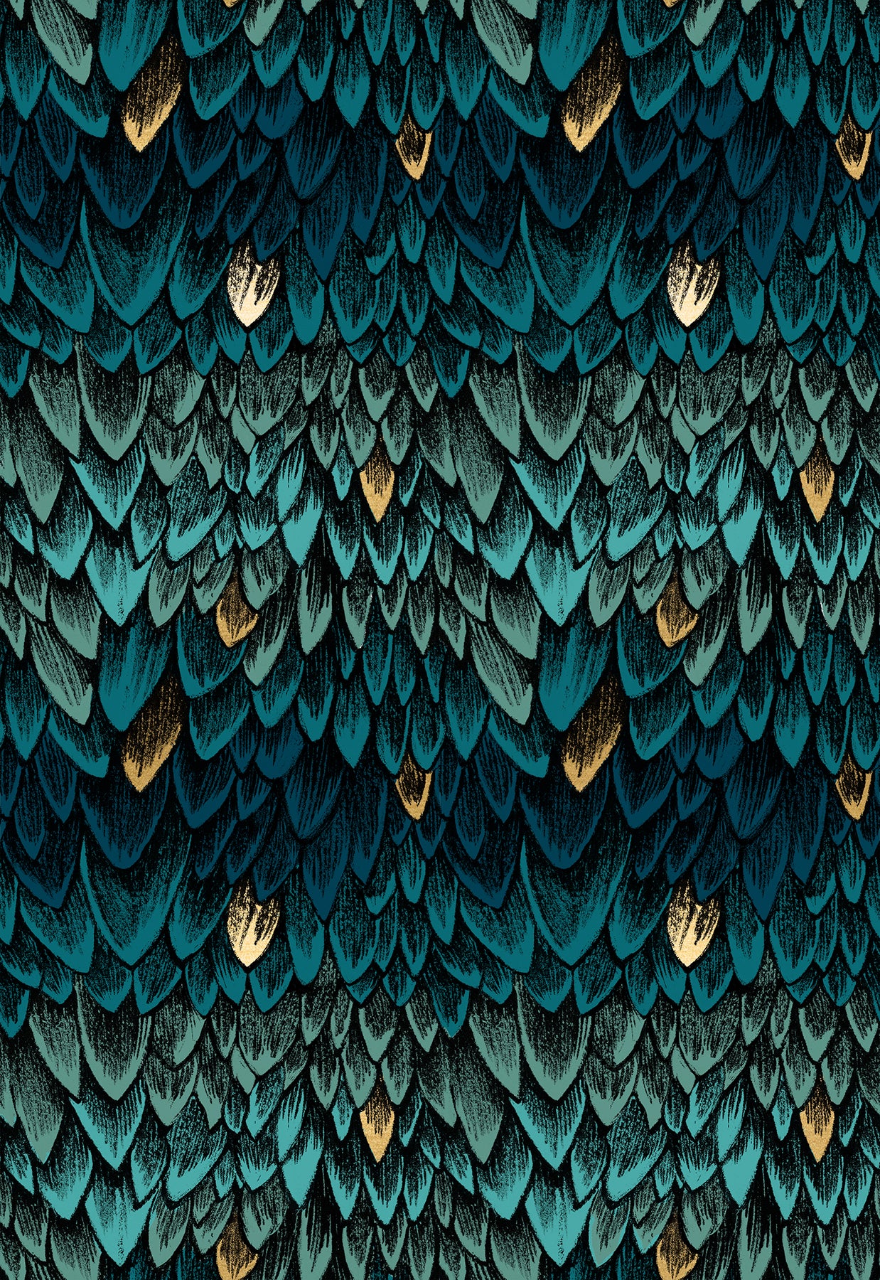 PREORDER FIRE GLOW || Scales Galaxy (Metallic) || Cotton Quilting Fabric