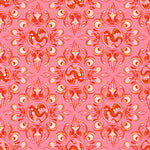 PREORDER FIRE GLOW || Emblem Poinsettia (Metallic) || Cotton Quilting Fabric