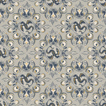 PREORDER FIRE GLOW || Emblem Oyster (Metallic) || Cotton Quilting Fabric