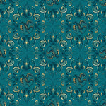 PREORDER FIRE GLOW || Emblem Galaxy (Metallic) || Cotton Quilting Fabric