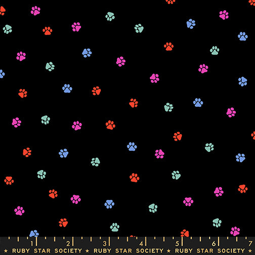 PREORDER Oops All Cats || Pawsome Black || Cotton Quilting Fabric