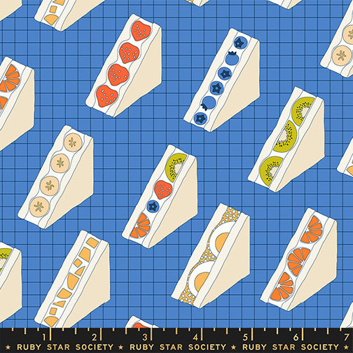 PREORDER Sugar Cone 2 || Sandos Royal Blue || Cotton Quilting Fabric
