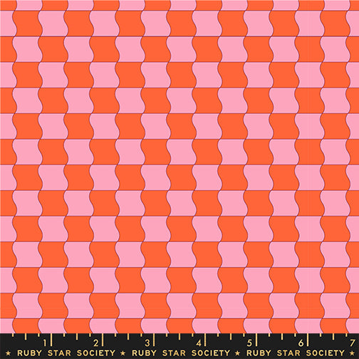 PREORDER Sugar Cone 2 || Wavy Check Florida || Cotton Quilting Fabric