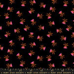 PREORDER MYSTIC FABLE || Sweetflower Soft Black RS4151 18 || Cotton Quilting Fabric