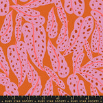 PREORDER Calathea || Overlapping Leaves Pecan || Cotton Quilting Fabric