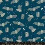 PREORDER FREAKY FAMILIARS || Fat Bats Galaxy || Cotton Quilting Fabric