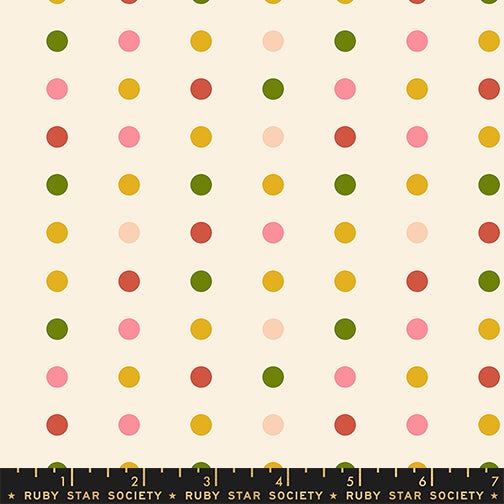 PREORDER Corsage || Swatch Dots Multi || Cotton Quilting Fabric