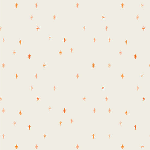 Sparkle Elements || Tangerine Sparkle || AGF Cotton Quilting Fabric