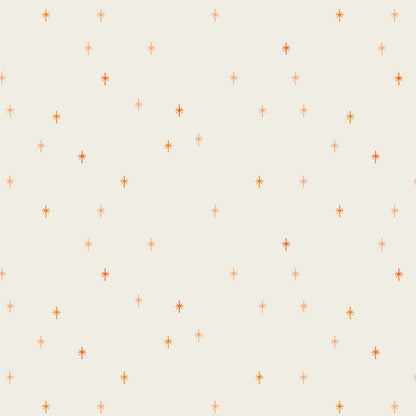 Sparkle Elements || Tangerine Sparkle || AGF Cotton Quilting Fabric