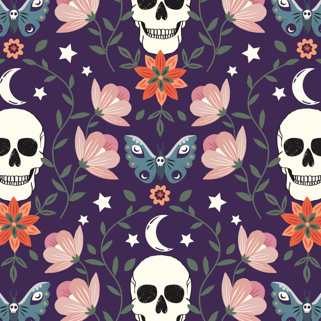 Spellbound || Skulls || Cotton Quilting Fabric