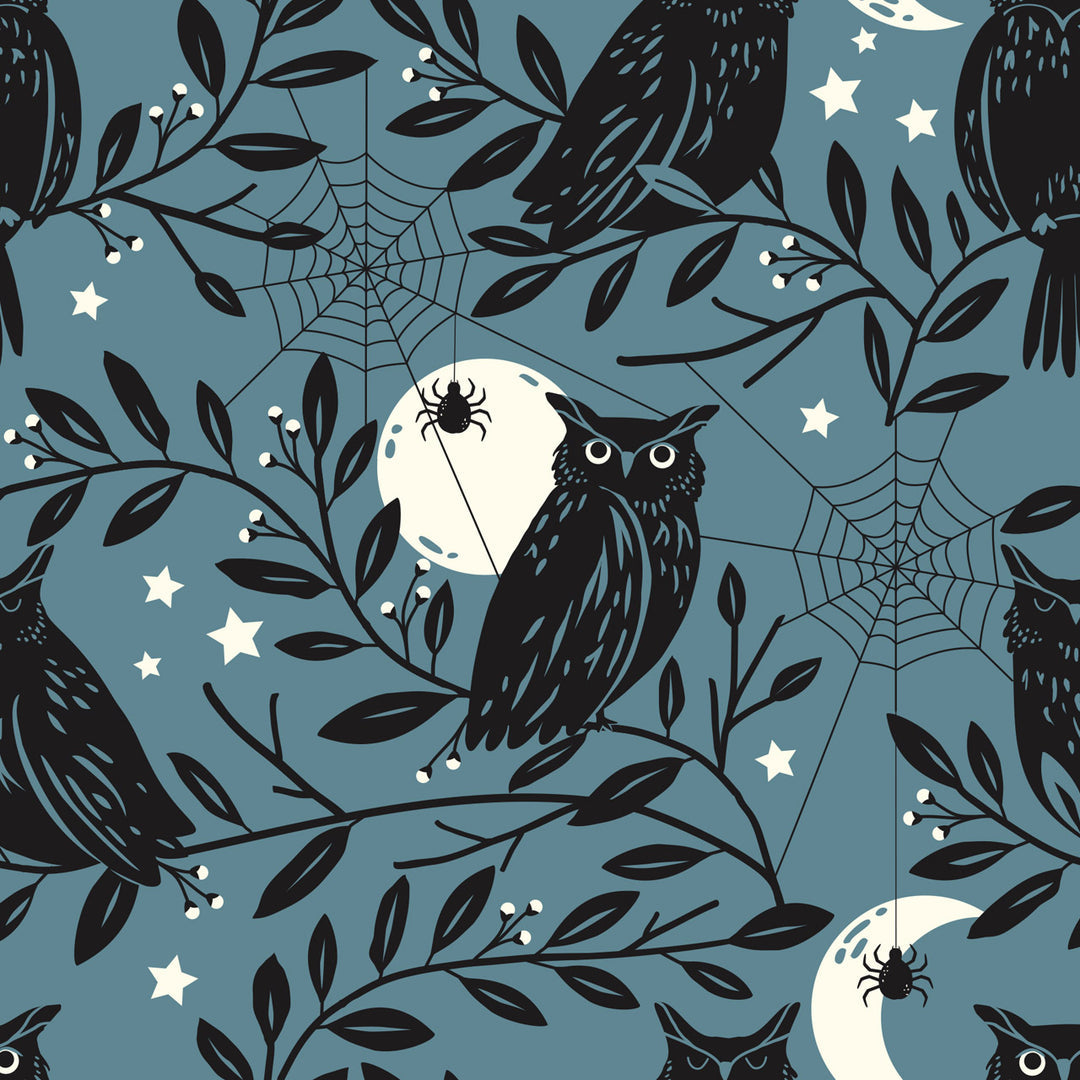 Spellbound || Owls || Cotton Quilting Fabric || Half Yard