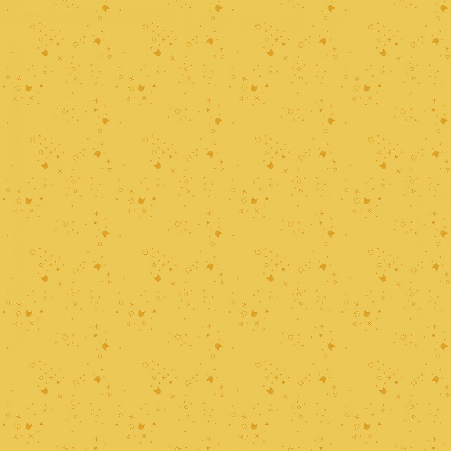 Kitty Litter || Bumblebee || Cotton Quilting Fabric