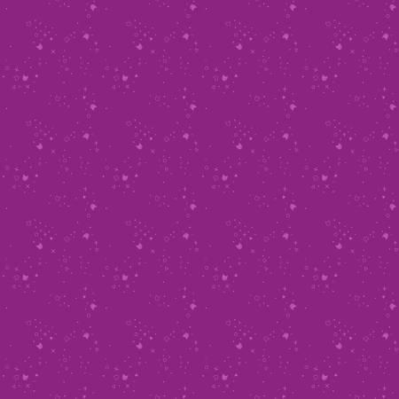 Kitty Litter || Magenta || Cotton Quilting Fabric
