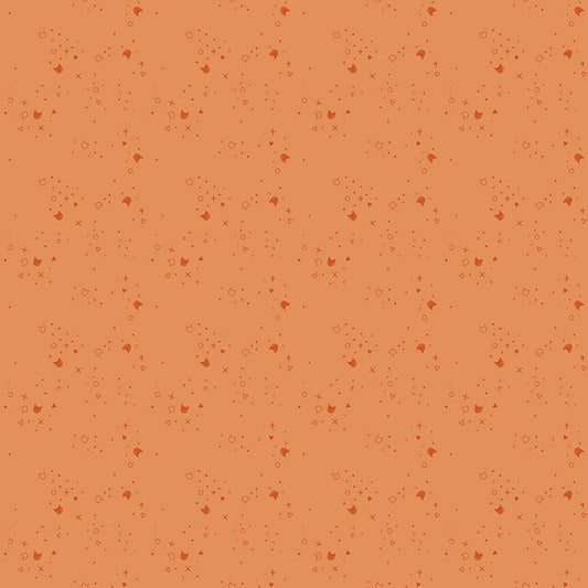 Kitty Litter || Mango || Cotton Quilting Fabric