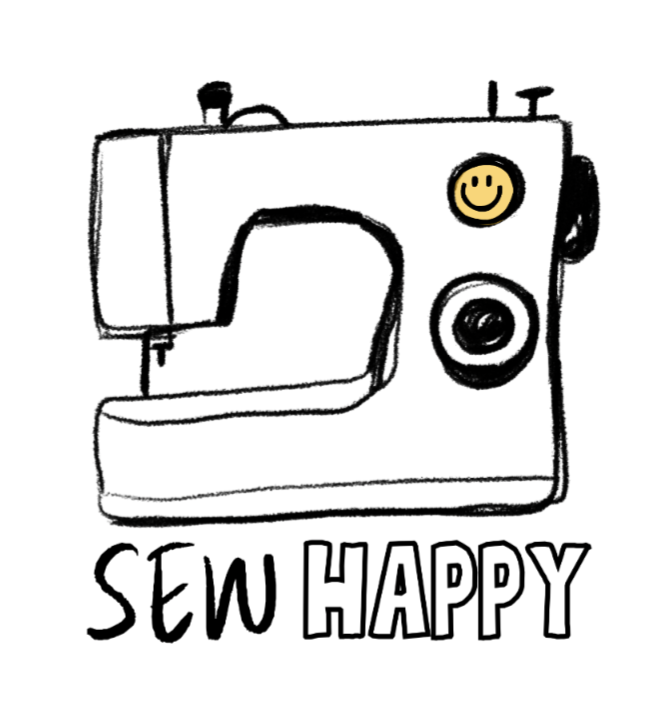 Sew Happy Sticker