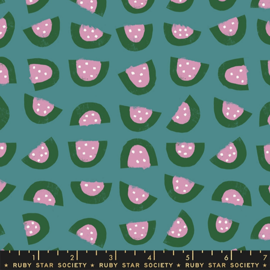 Food Group || Watermelons Succulent || Cotton Quilting Fabric 5-Yard Backing