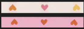 Preorder Designer Renaissance Ribbons: Hearts 3/8" BTY