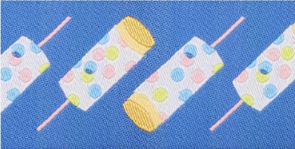 Designer Renaissance Ribbons: Push Pop 1.5" BTY