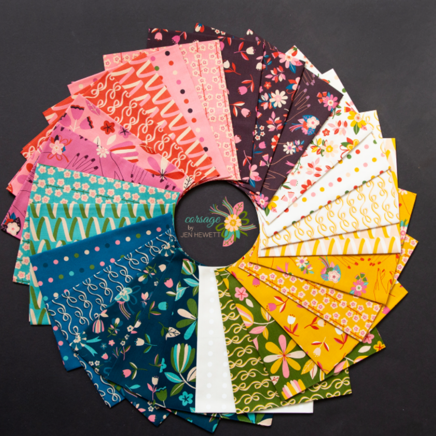 PREORDER Corsage || 26pc Fat Quarter Bundle || Cotton Quilting Fabric