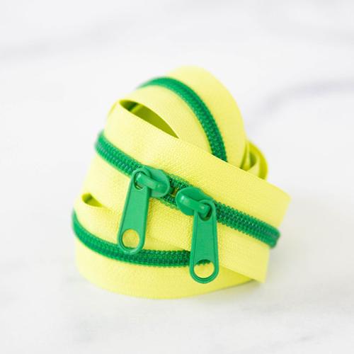 30" Zipper Lemon Lime SSCZ14