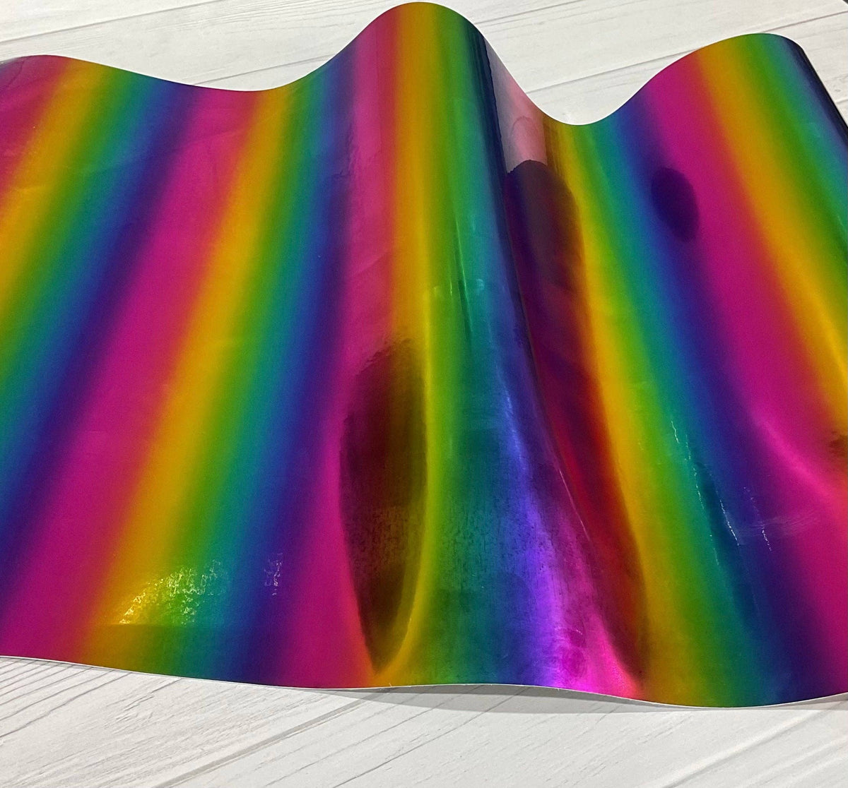 Rainbow Ombré Smooth Vinyl: 18”