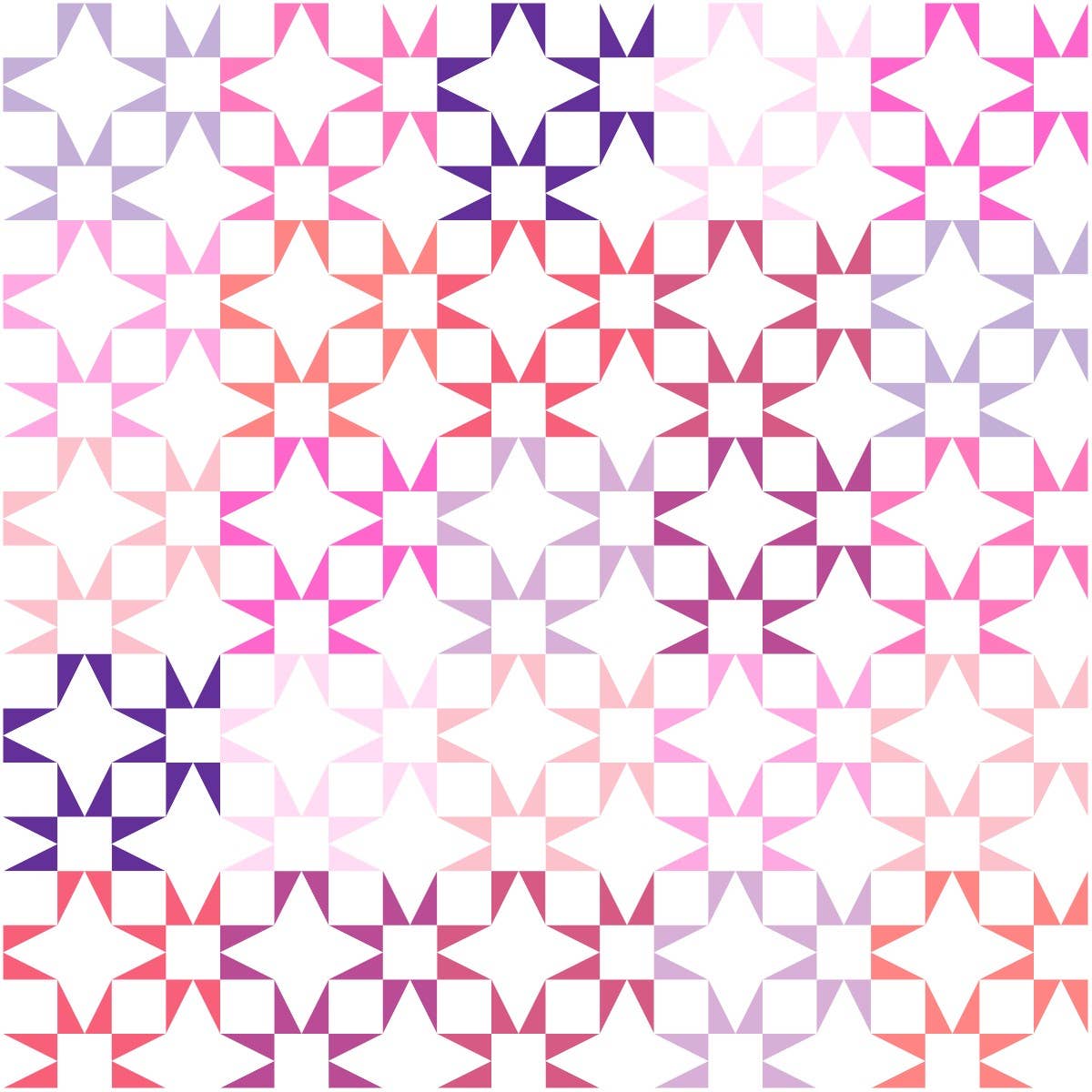 Starlight Grove Quilt Pattern Printed